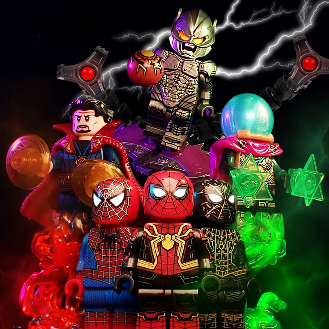 Avengers Series - Spider Man&Doctor Octopus(Includes 9 Pcs MiniFigures)