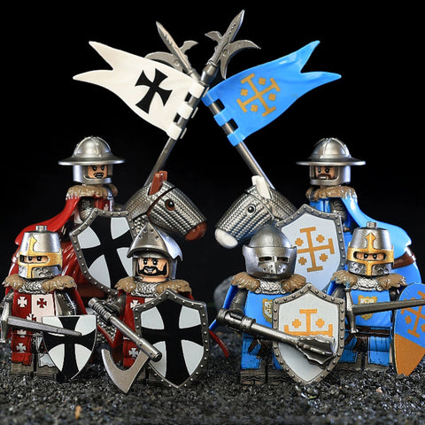 Medieval Series - Crusader Armors (Includes 8 Pcs MiniFigures)