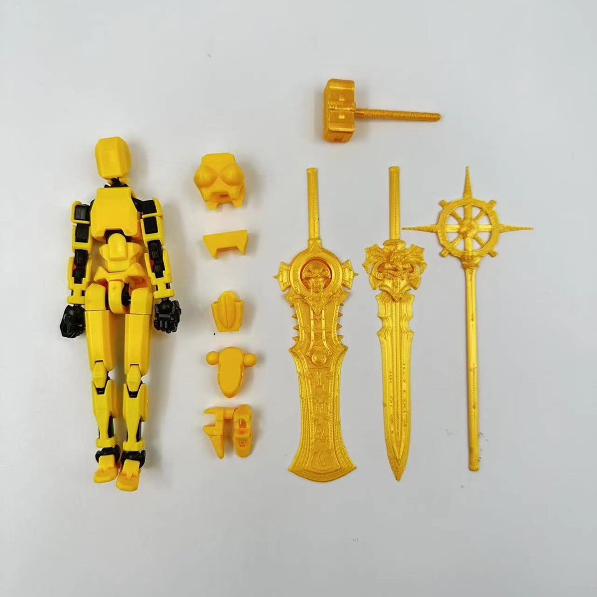 Diy Figure Series - Golden Six-Winged Angel (Includes 1 Pcs MiniFigures)