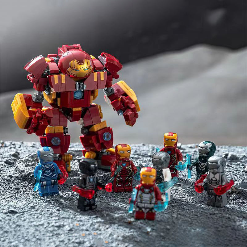 Avengers Series - Iron Man&Hulk Mecha (Includes 9 Pcs MiniFigures)