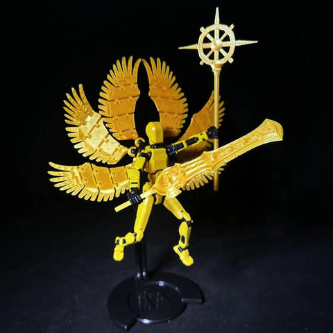 Diy Figure Series - Golden Six-Winged Angel (Includes 1 Pcs MiniFigures)