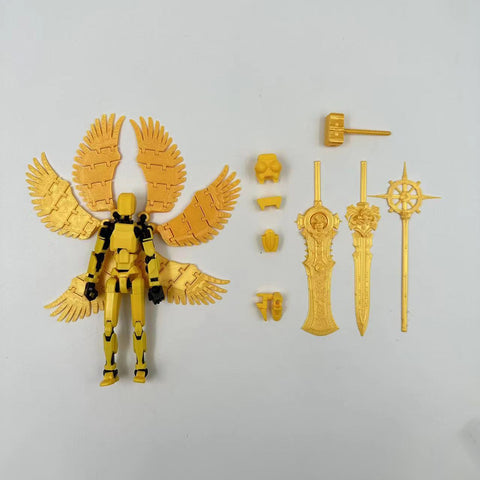 Diy Figure Series - Golden Six-Winged Angel (Includes 1 Pcs MiniFigures)